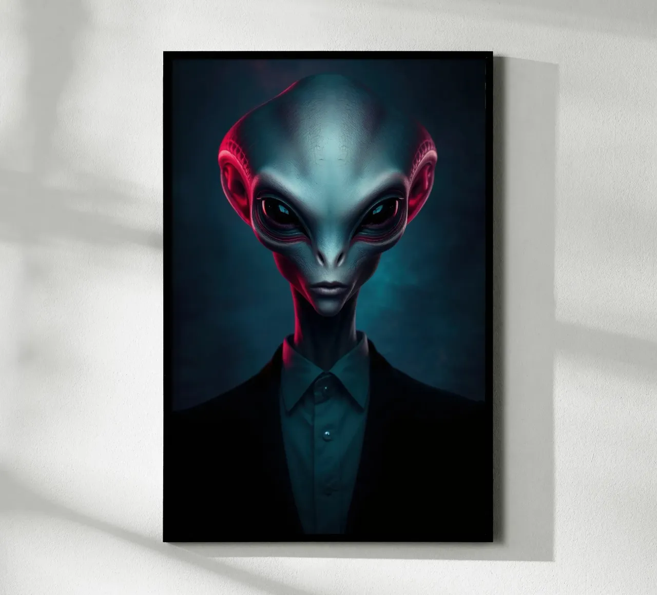 Alien Portrait poster by Not from this planet