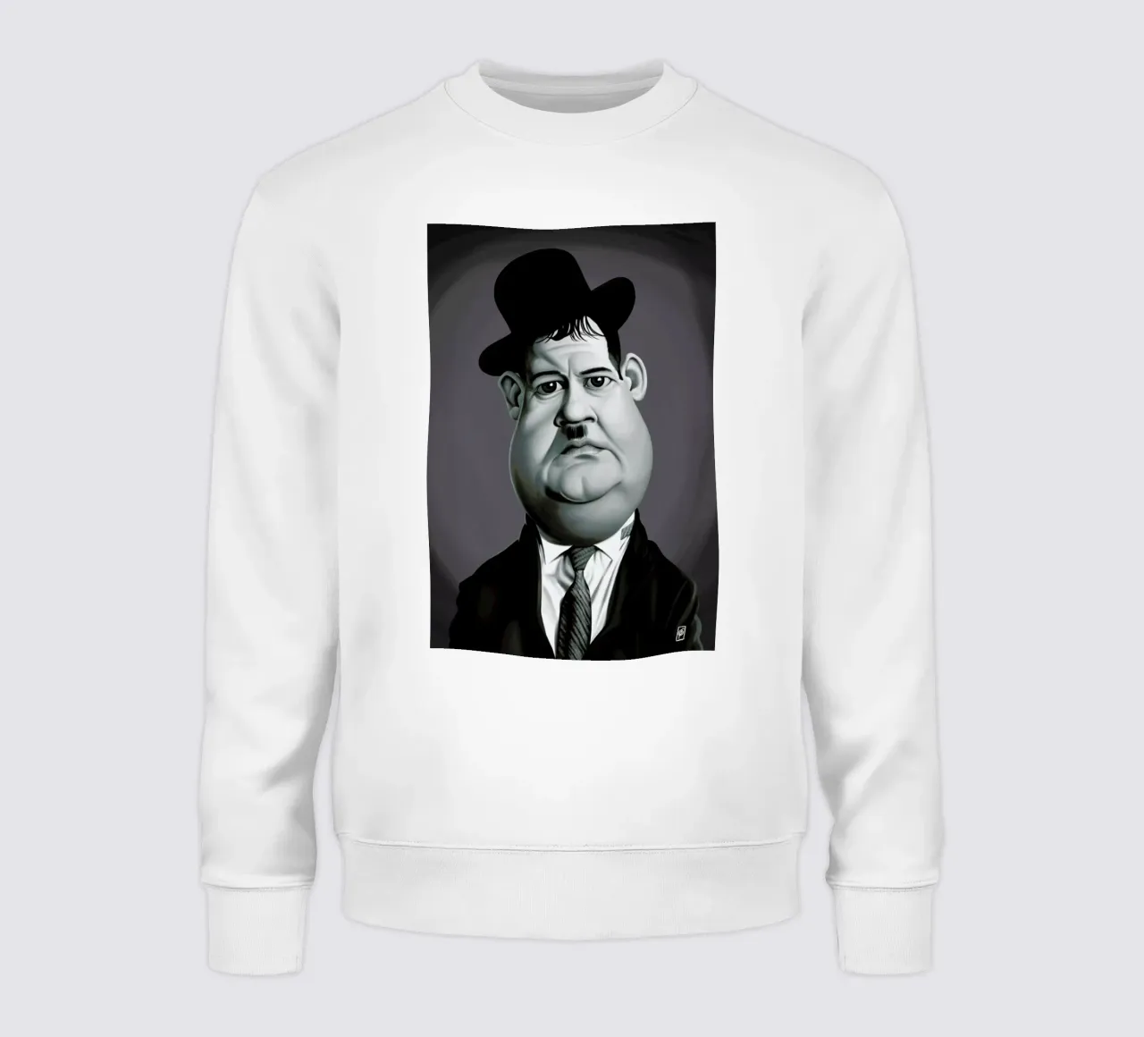Oliver Hardy felpa da Rob Art | Illustration