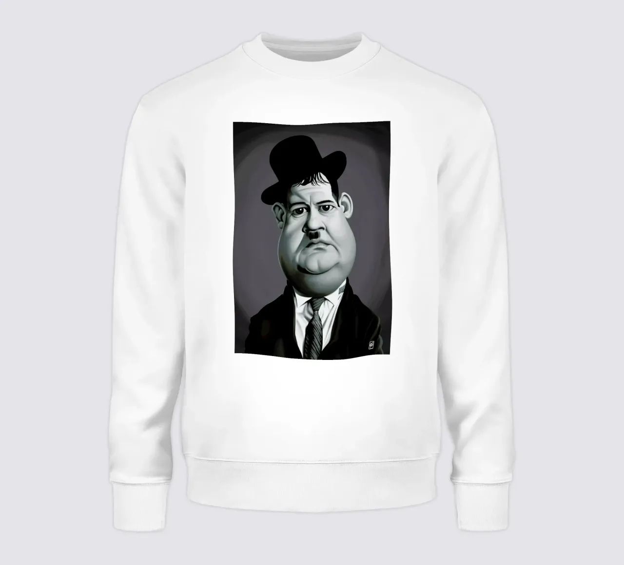 Oliver Hardy felpa da Rob Art | Illustration