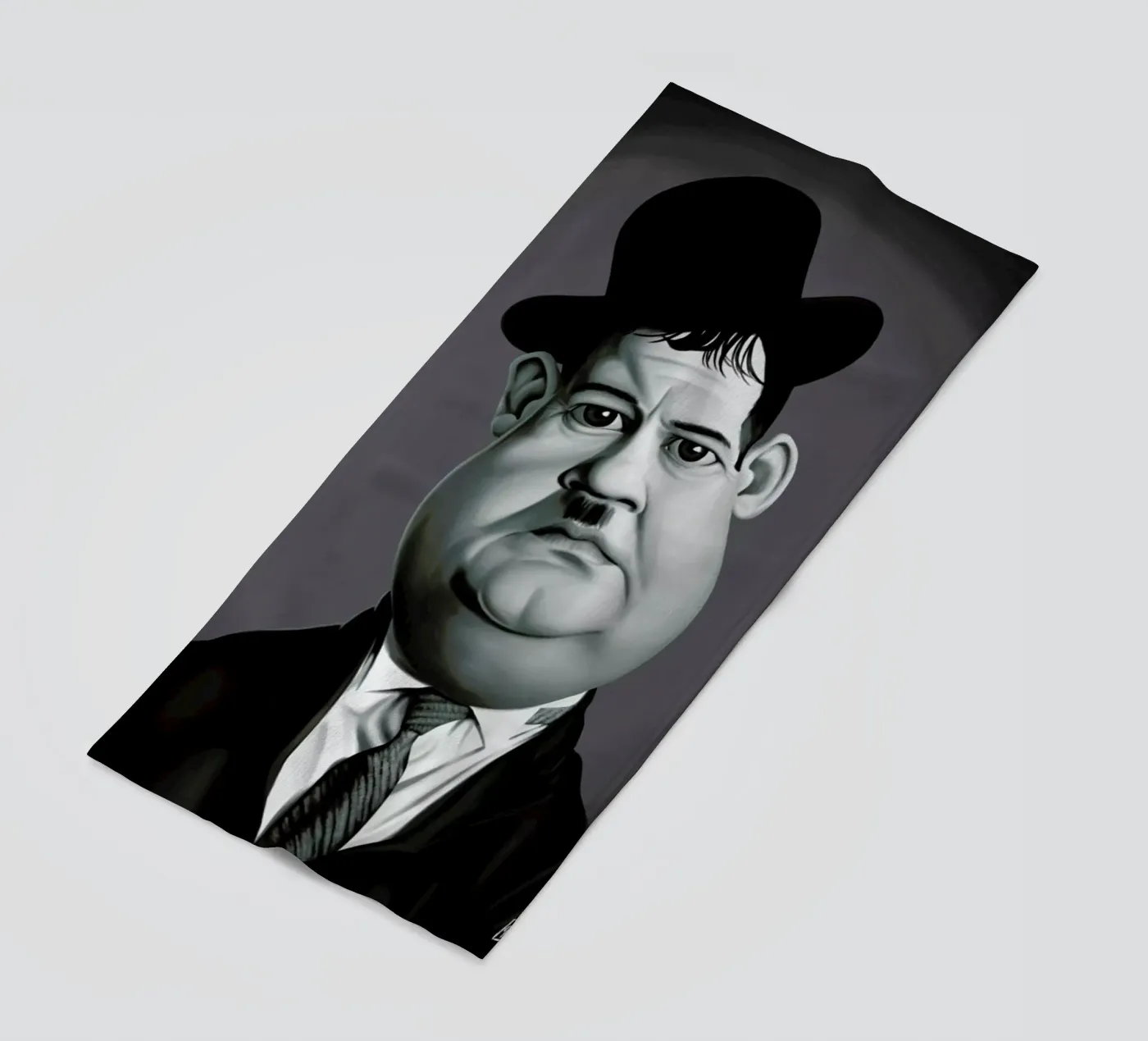 Oliver Hardy telo mare da Rob Art | Illustration