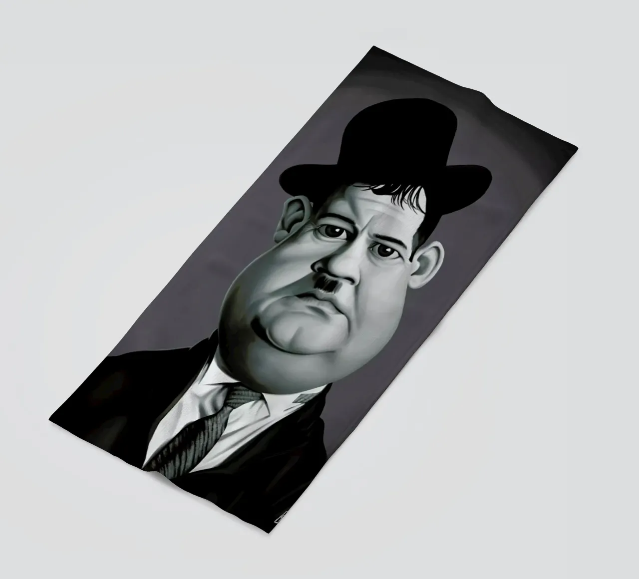 Oliver Hardy telo mare da Rob Art | Illustration