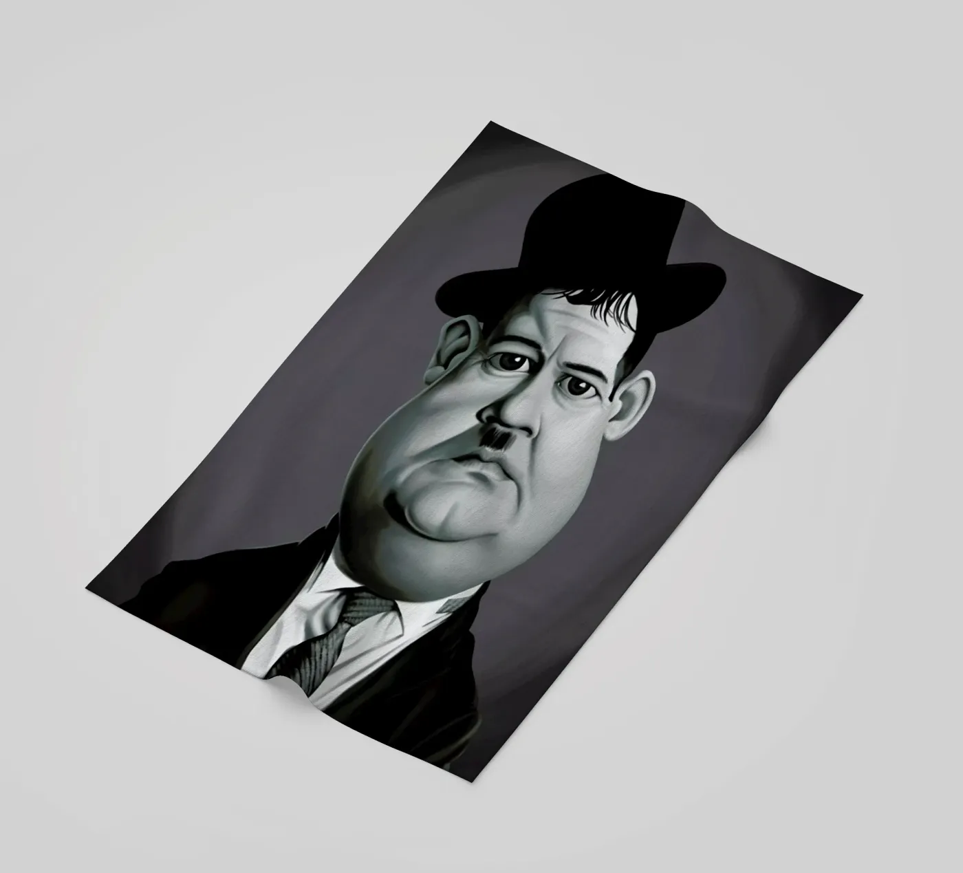 Oliver Hardy telo mare da Rob Art | Illustration