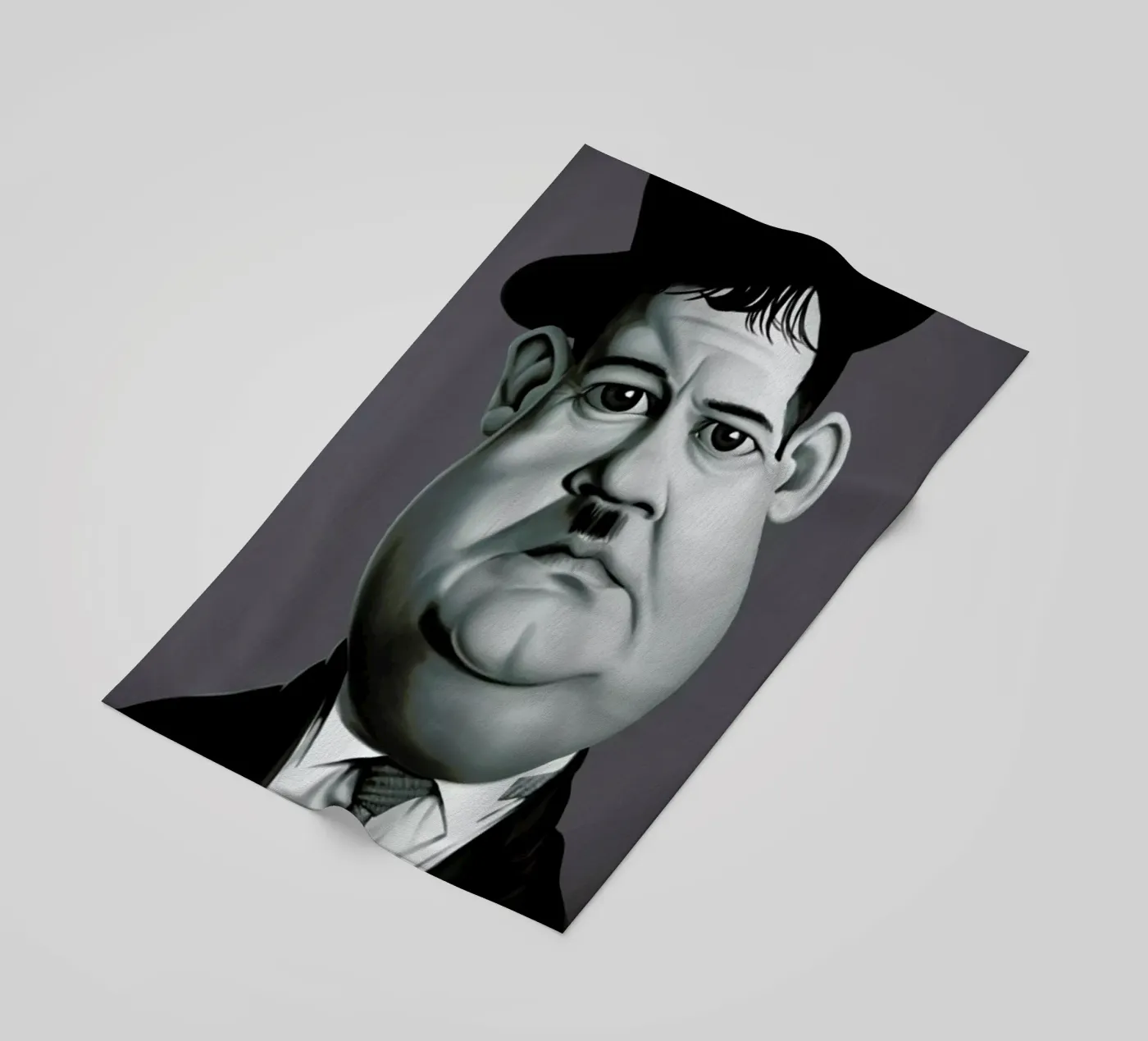 Oliver Hardy telo mare da Rob Art | Illustration