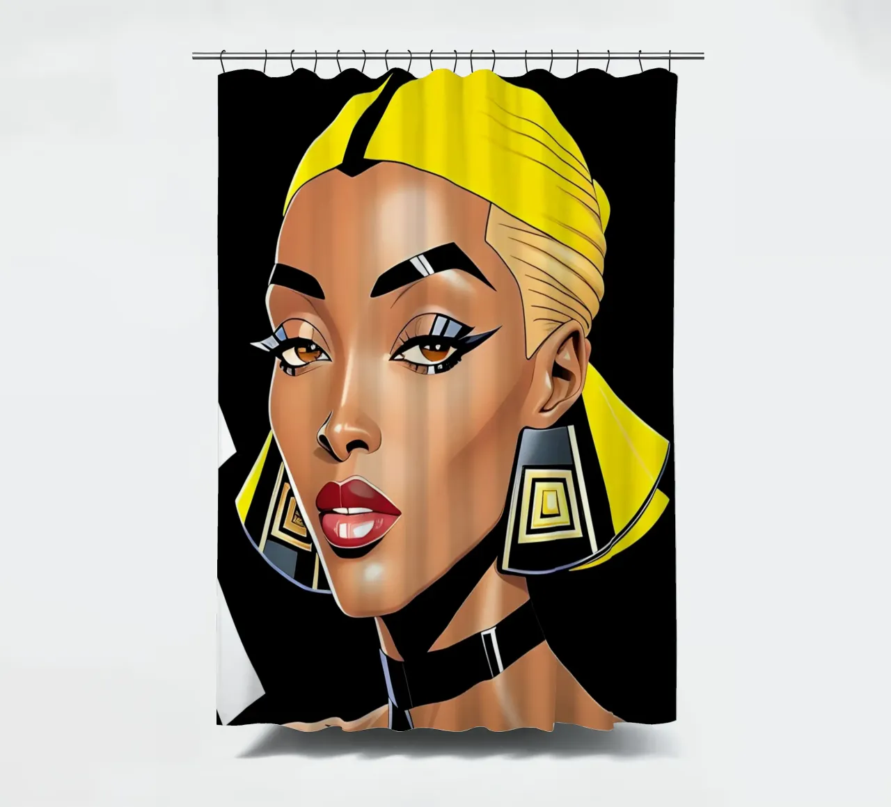 GLAM GODDESS shower curtain by ART DECO