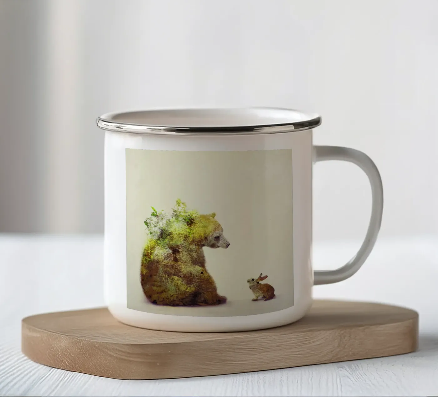 Spring enamel mug by Dániel Taylor