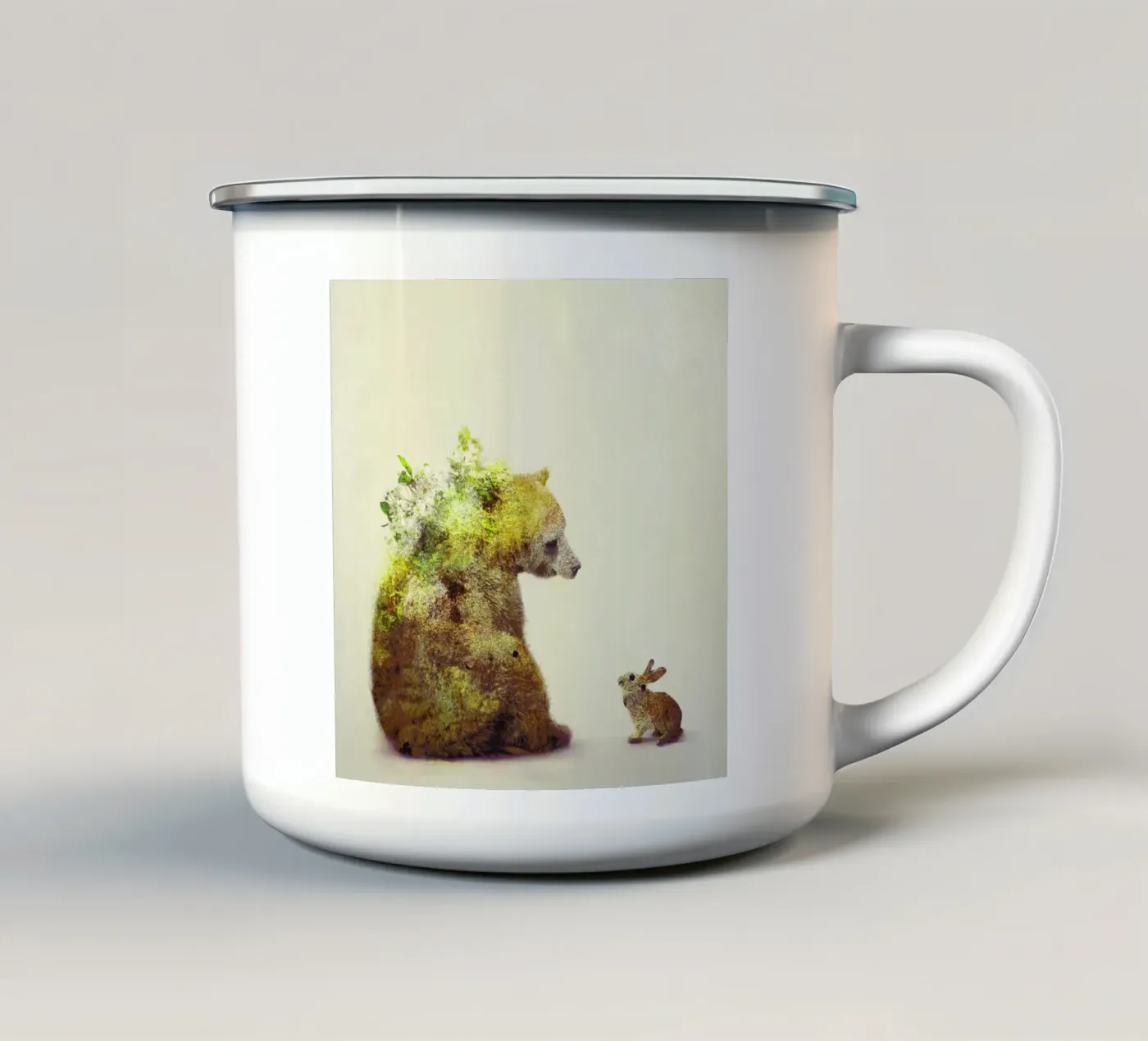 Spring enamel mug by Dániel Taylor