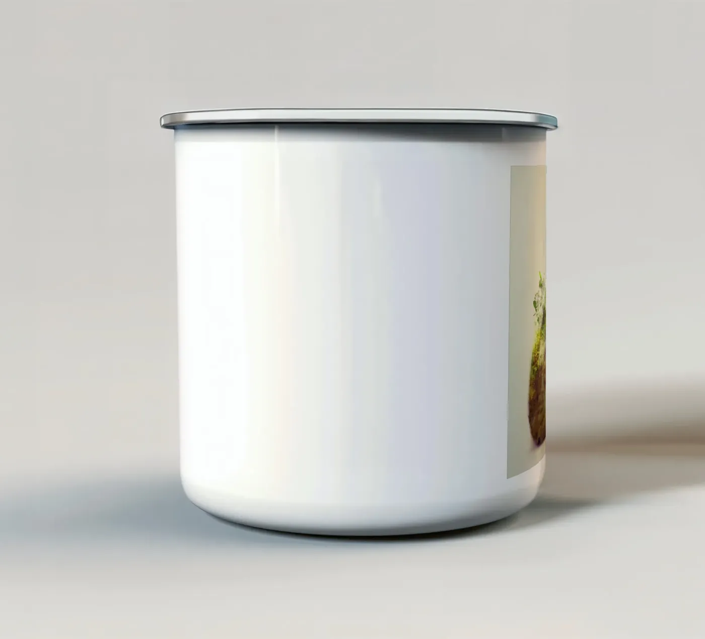 Spring enamel mug by Dániel Taylor