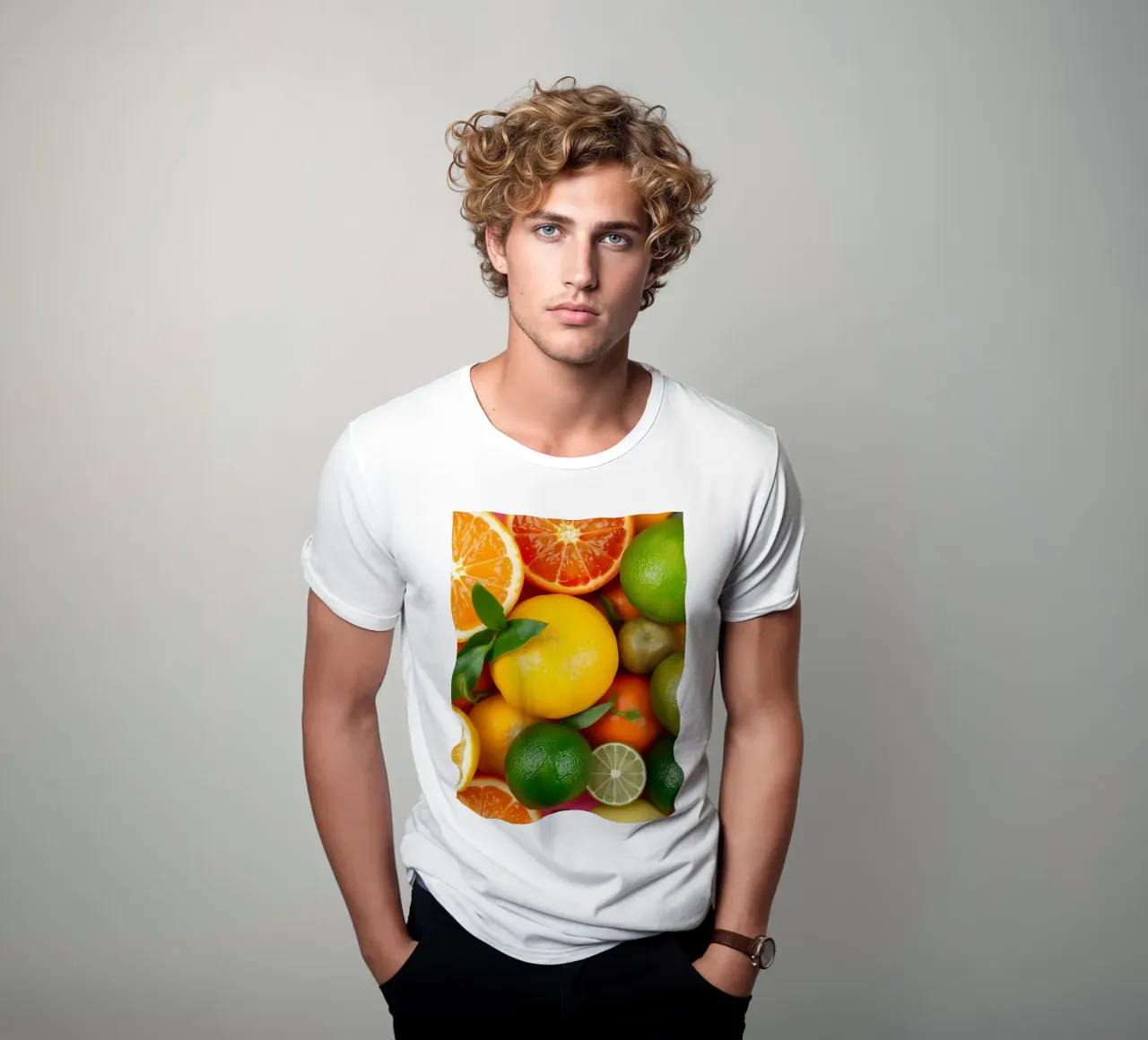 assortimento di agrumi freschi t-shirt da DesignDoodle
