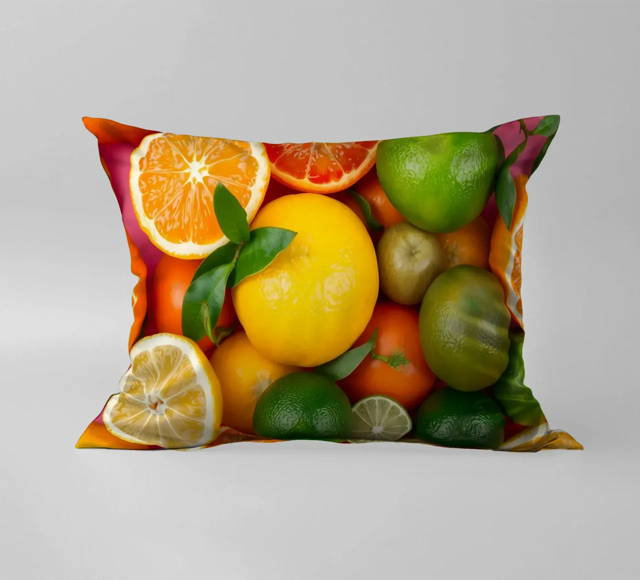 assortimento di agrumi freschi cuscino da DesignDoodle