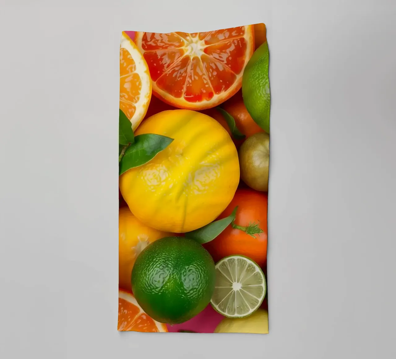 assortimento di agrumi freschi asciugamano da bagno da DesignDoodle