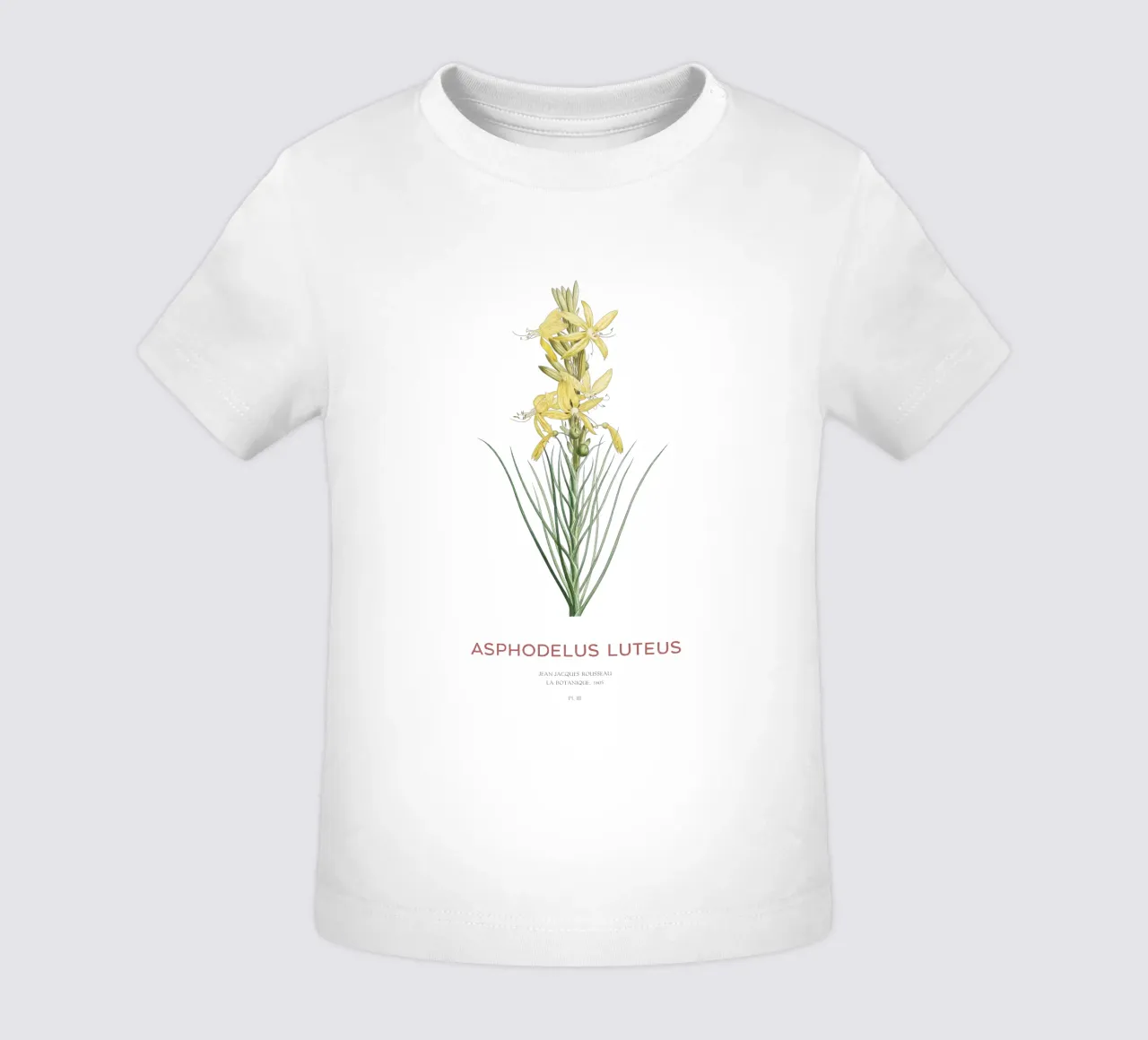 Lancia del re o Asphodeline lutea maglietta neonato da Vintagrafica
