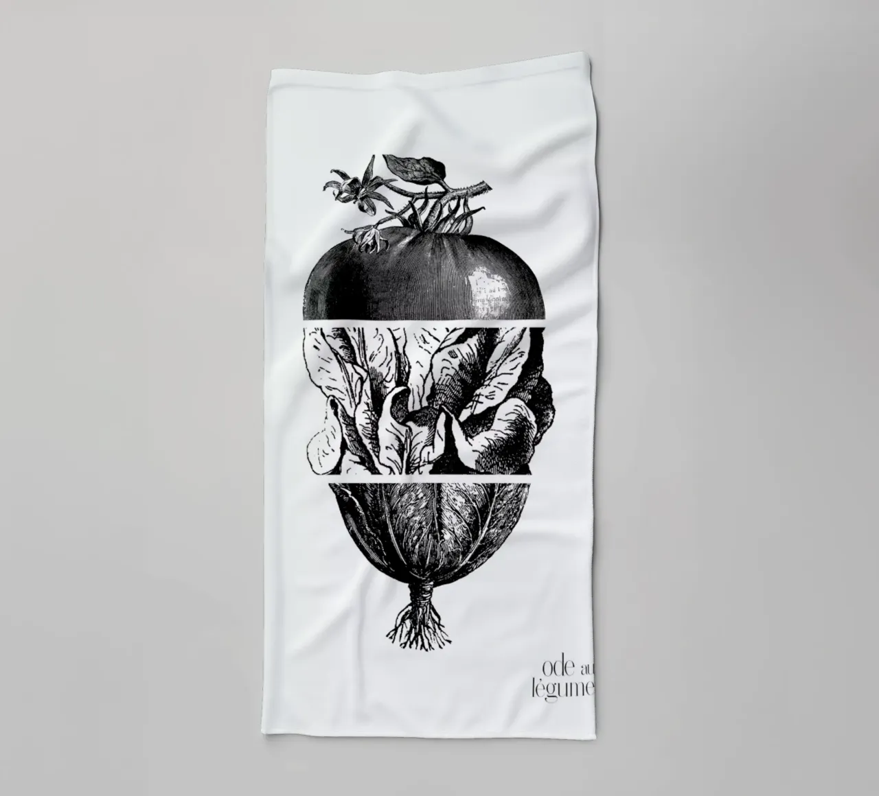 Ode aux Légumes - 2 towel by BlauMaschine