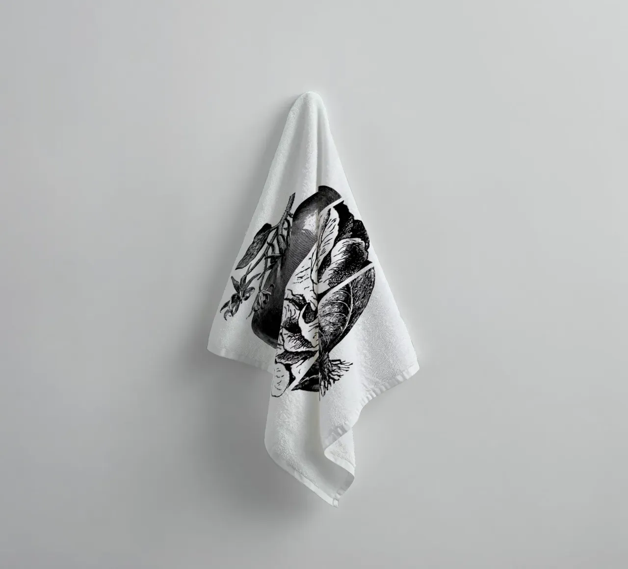 Ode aux Légumes - 2 towel by BlauMaschine