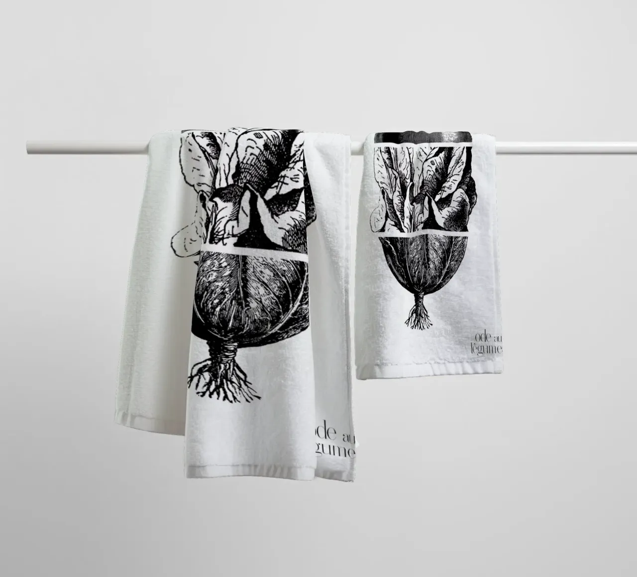 Ode aux Légumes - 2 towel by BlauMaschine