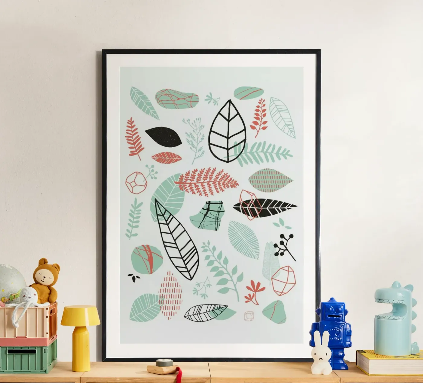 Nature is Taking Over Mint poster da BlauMaschine