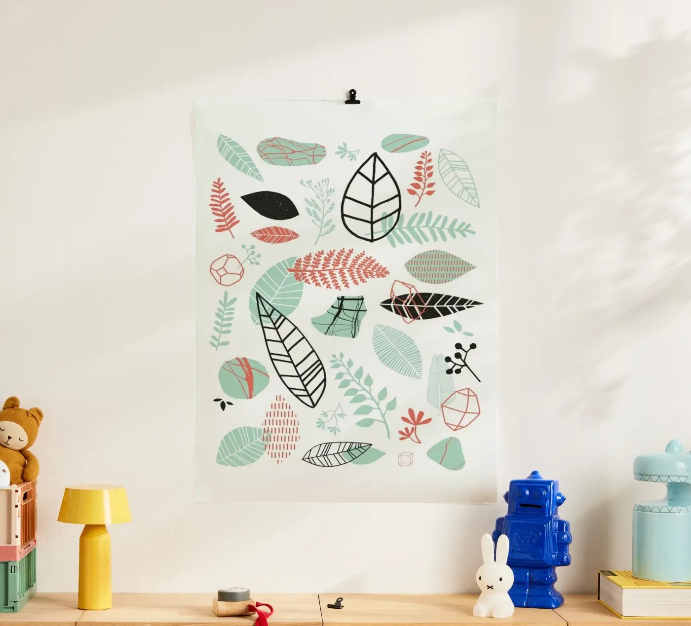 Nature is Taking Over Mint poster da BlauMaschine