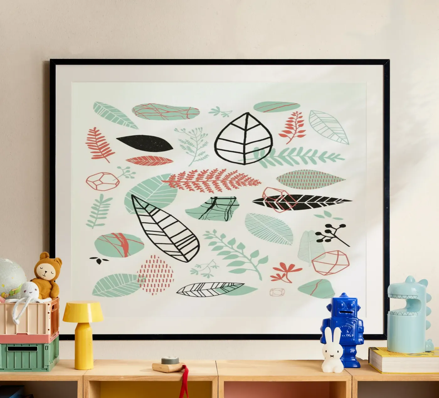 Nature is Taking Over Mint poster da BlauMaschine