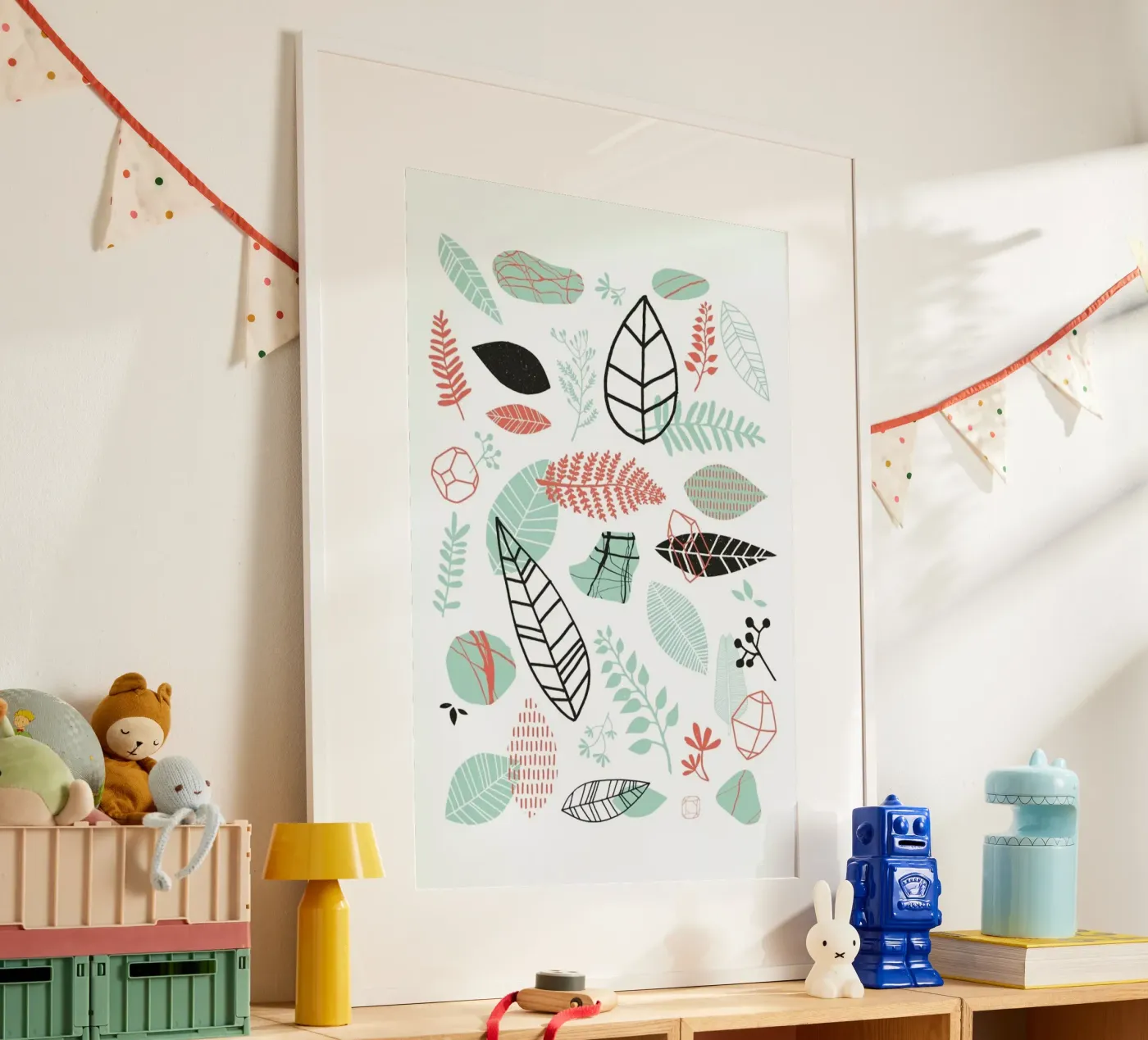 Nature is Taking Over Mint poster da BlauMaschine