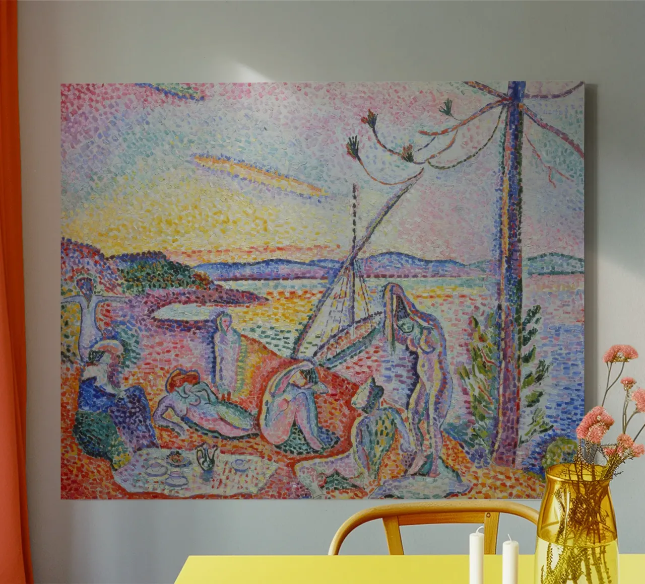 Henri Matisse - Lusso, silenzio e piacere tela con Cornice a cassetta da ARTOTHEK