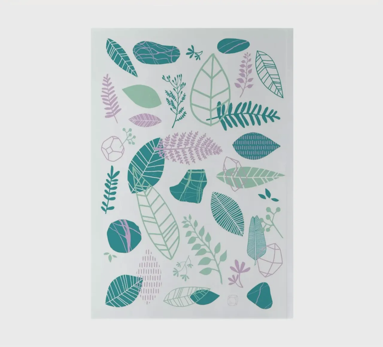 Nature Is Taking Over Purple notebook by BlauMaschine