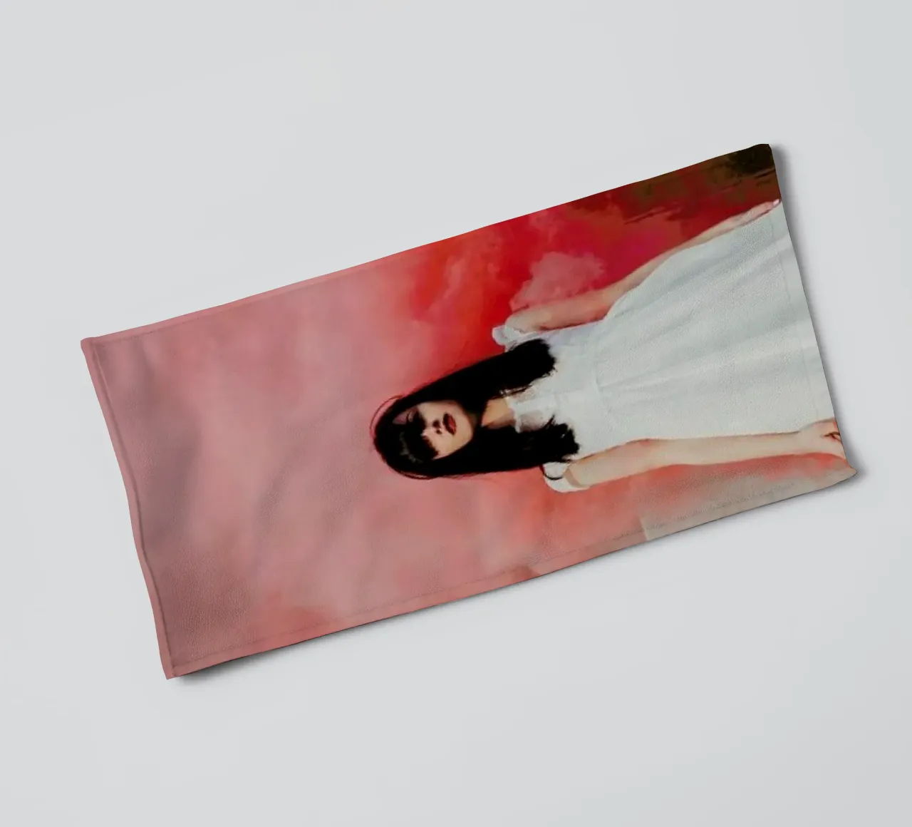 Red Smoke asciugamano da bagno da Jovana Rikalo