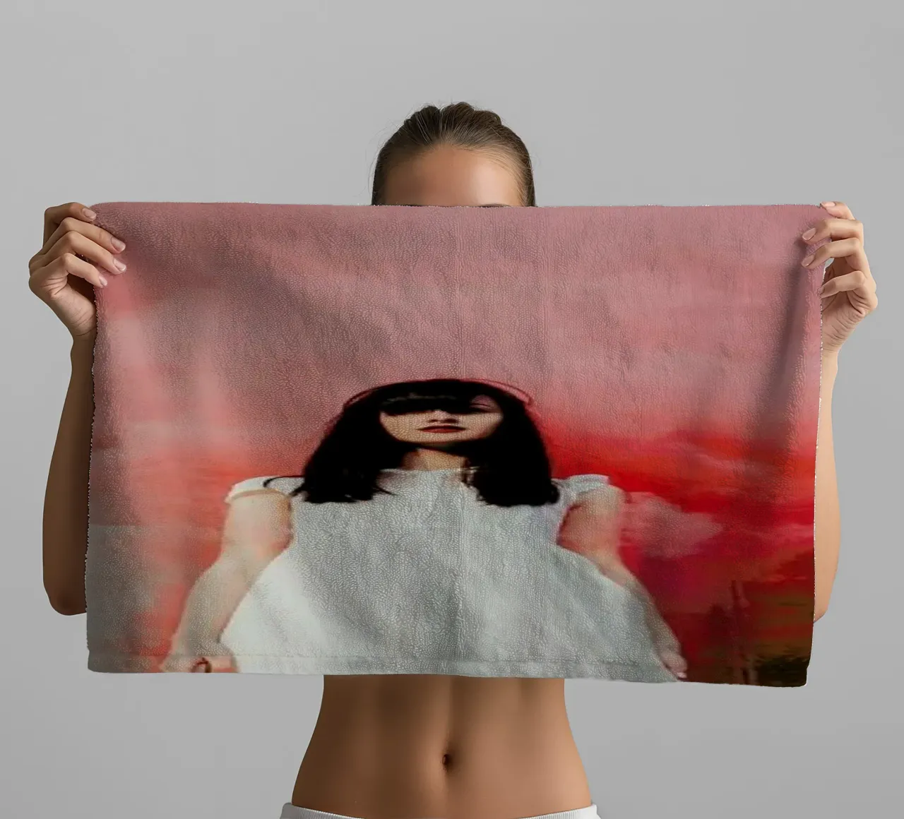 Red Smoke asciugamano da bagno da Jovana Rikalo