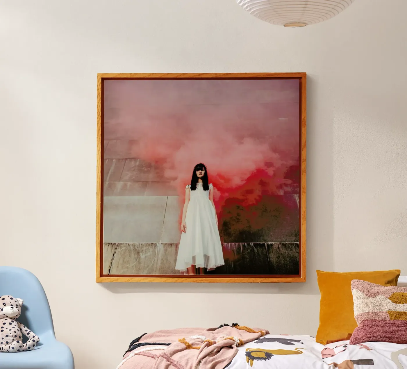 Red Smoke Acryl-Glas von Jovana Rikalo