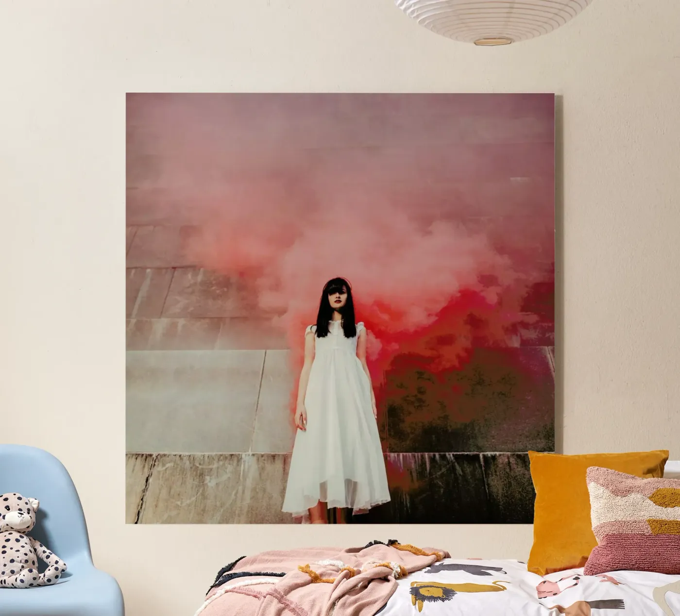 Red Smoke Acryl-Glas von Jovana Rikalo