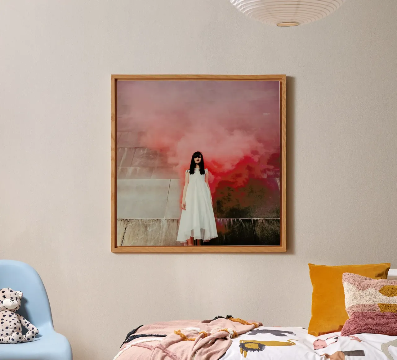 Red Smoke alluminio dibond da Jovana Rikalo