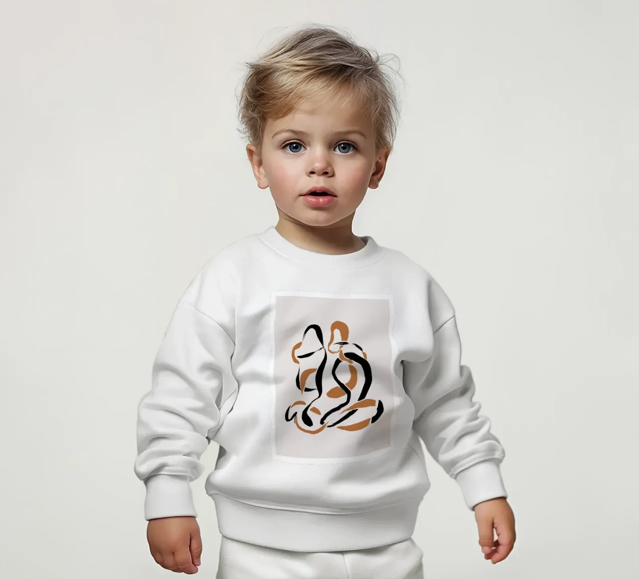 The New Simple No 54 felpa neonato da treechild