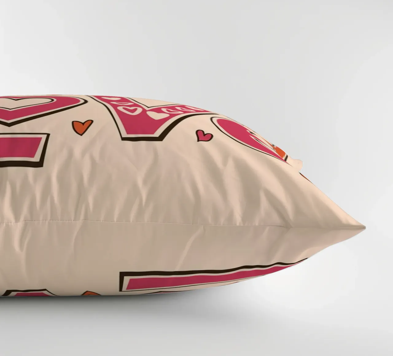 Répandre l'amour coussin de logic