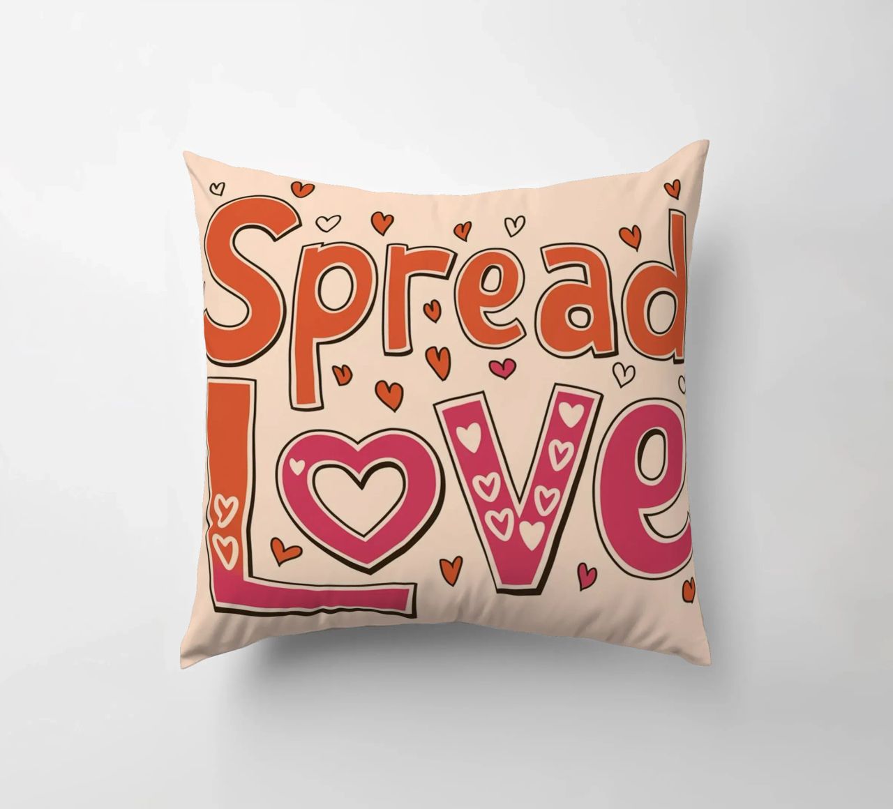Diffondere l'amore cuscino da logic
