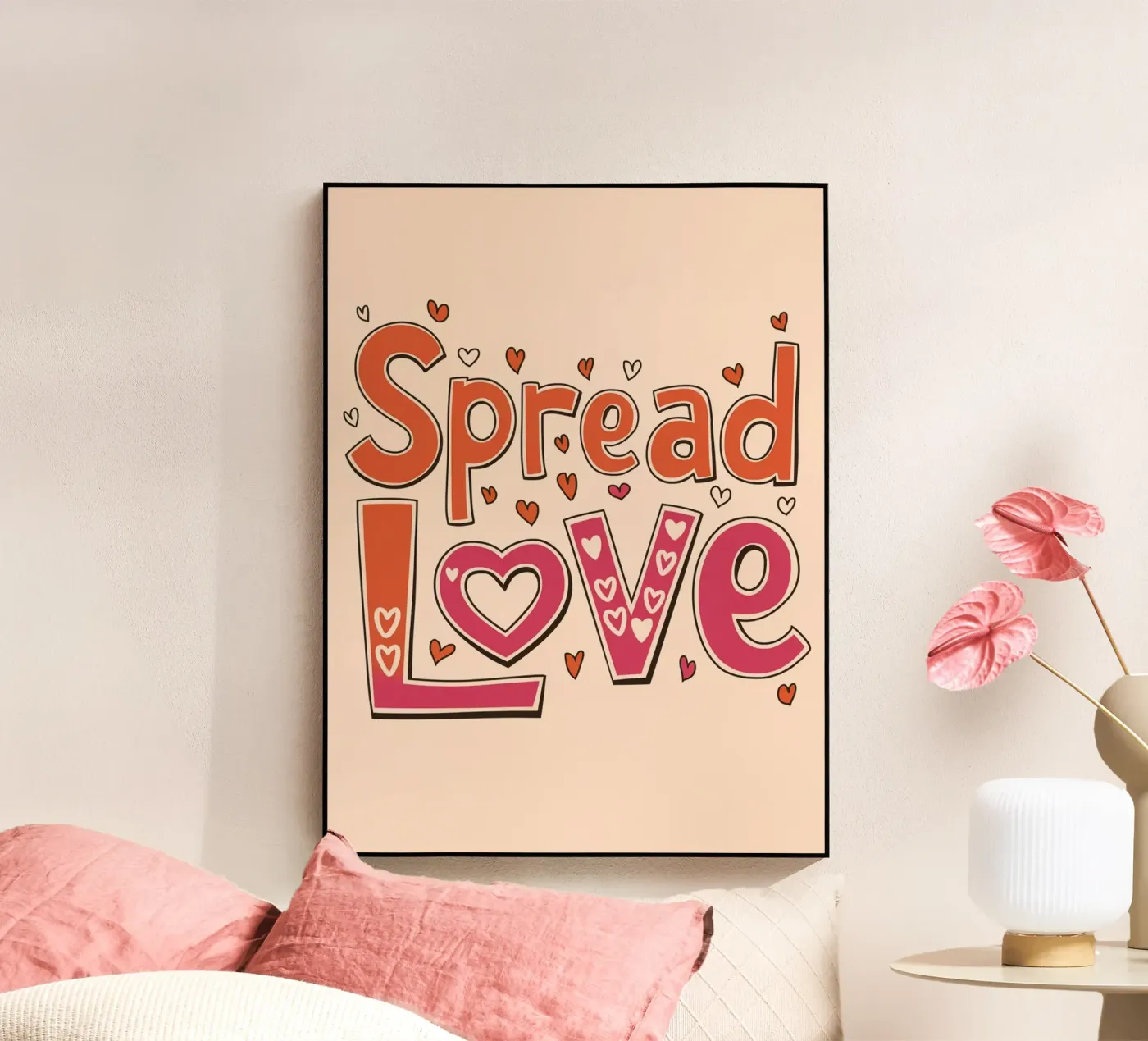 Spread Love acrylic glass by logic