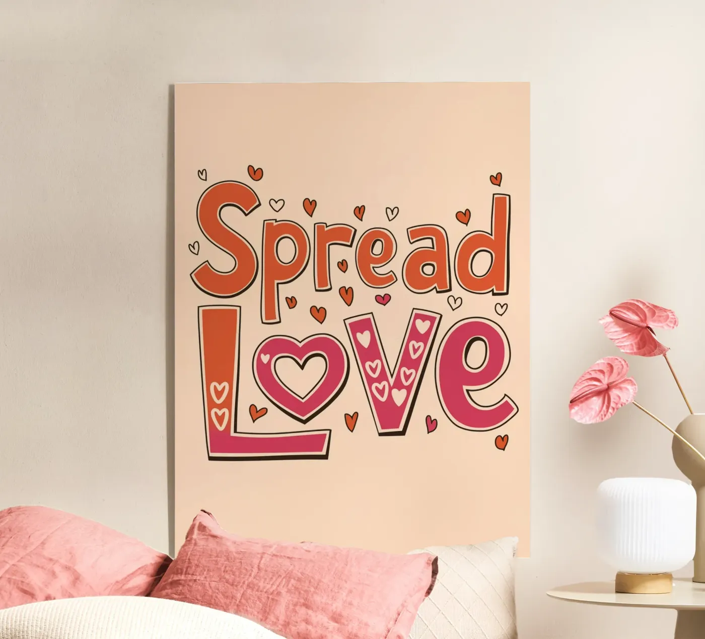 Spread Love acrylic glass by logic