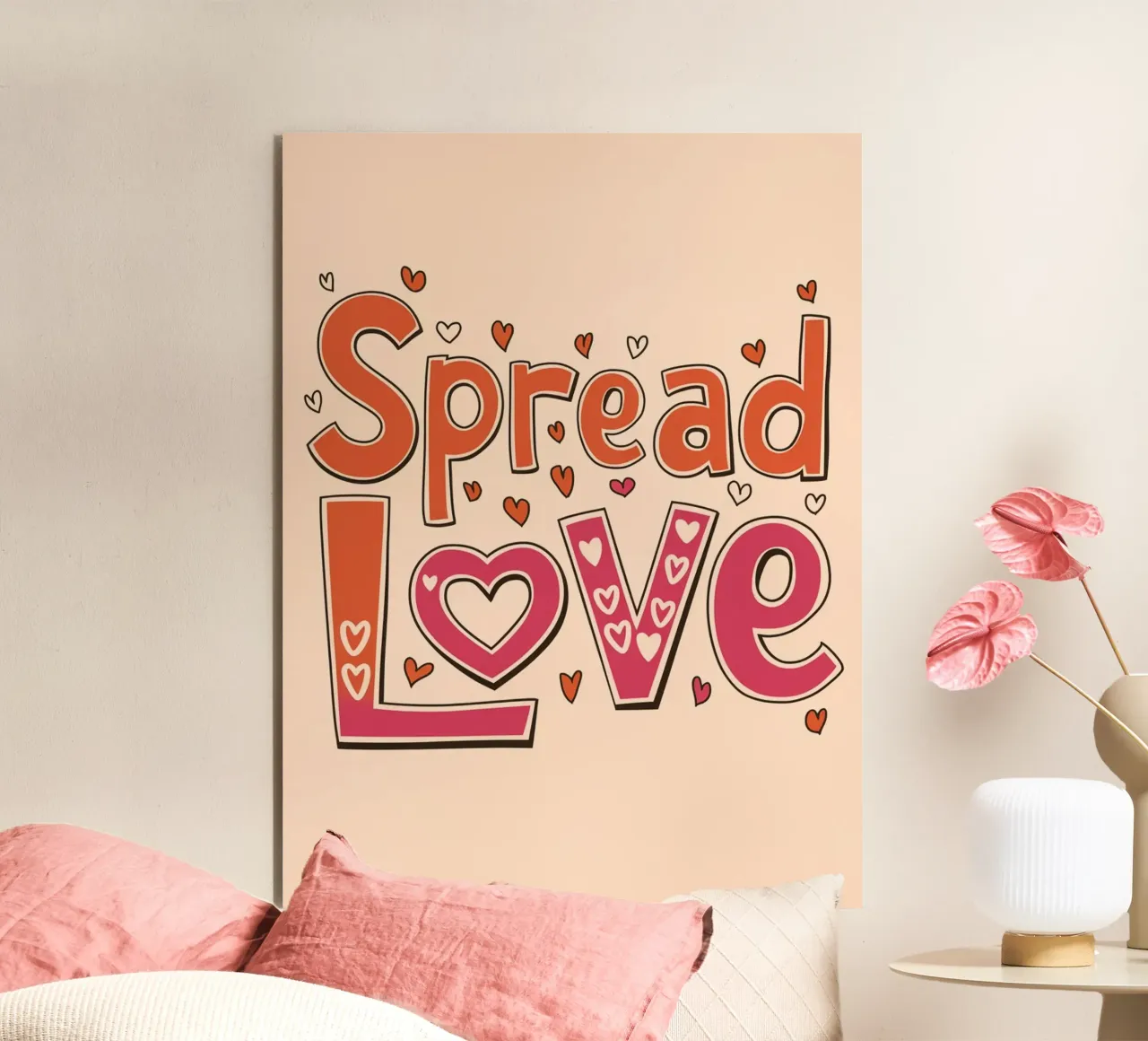 Diffondere l'amore alluminio dibond da logic