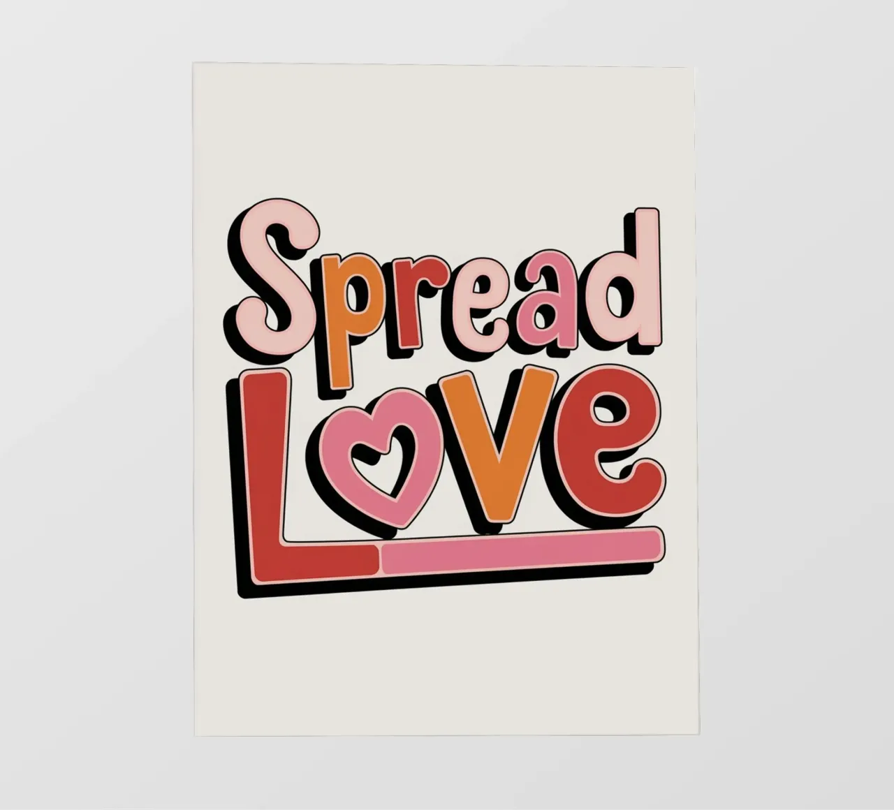 Diffondere l'amore telo in pvc da logic