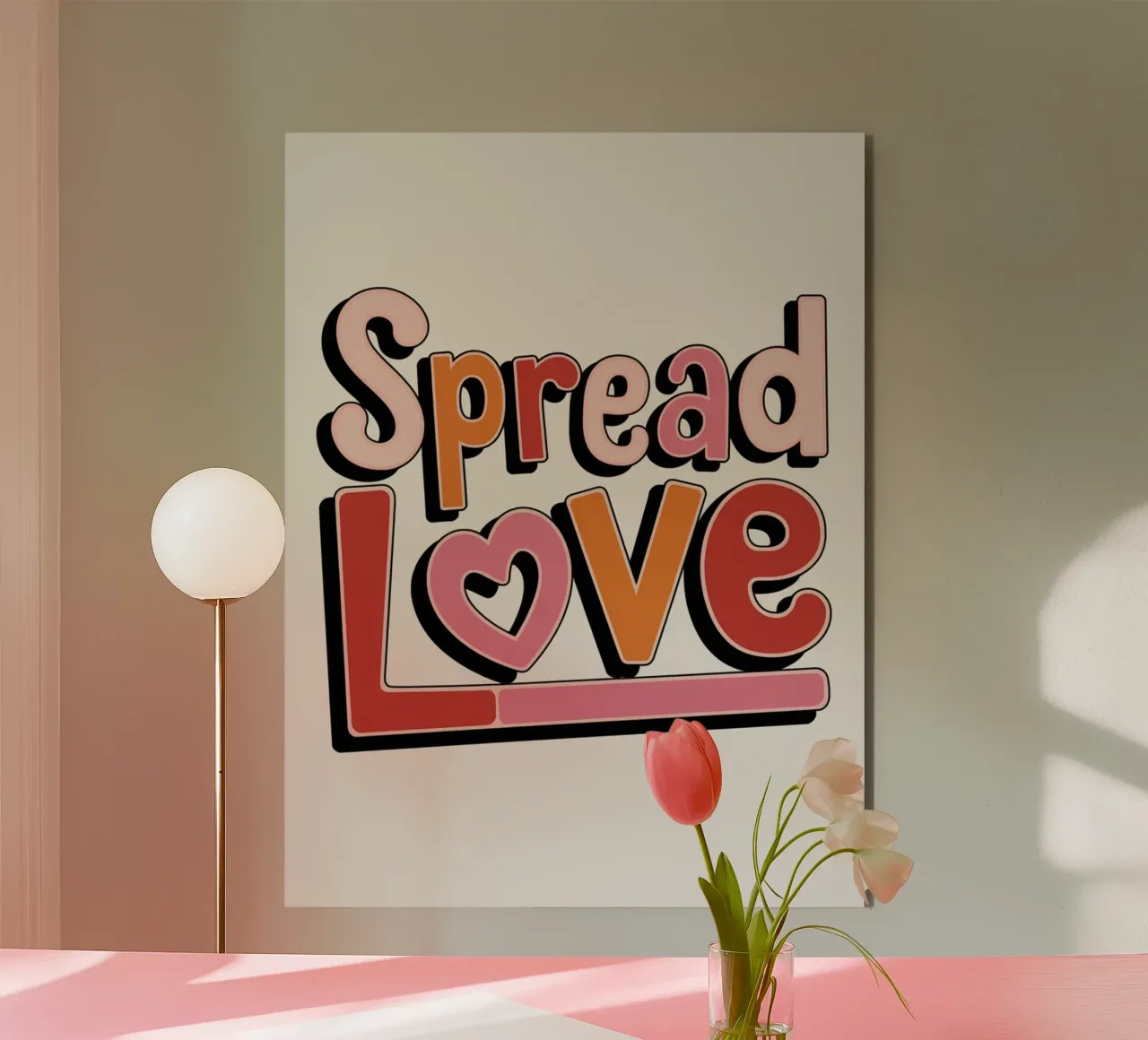 Diffondere l'amore alluminio dibond da logic