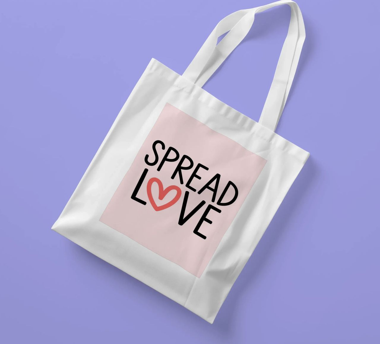 DIFFONDERE L'AMORE borsa in juta da logic