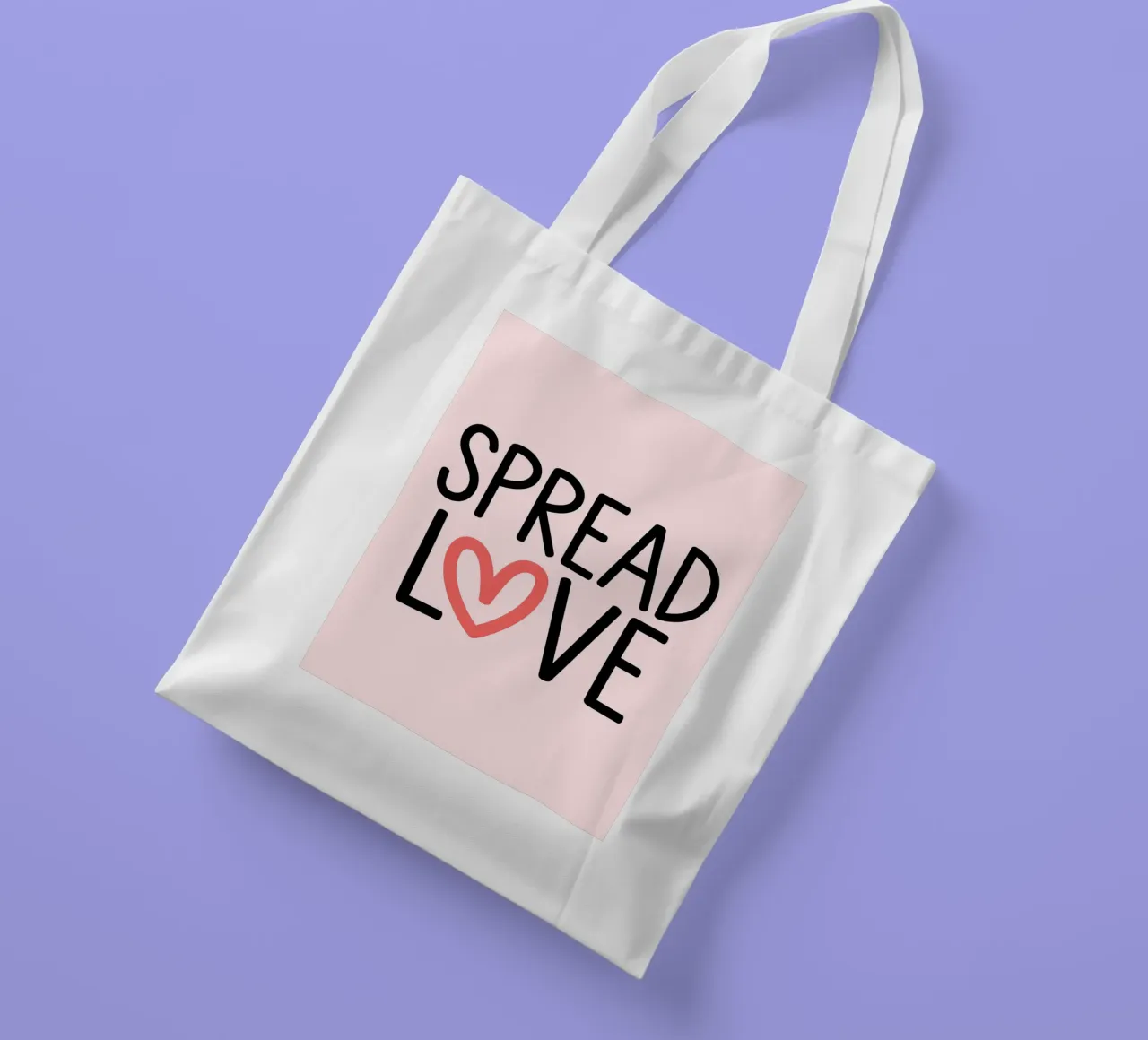 DIFFONDERE L'AMORE borsa in juta da logic