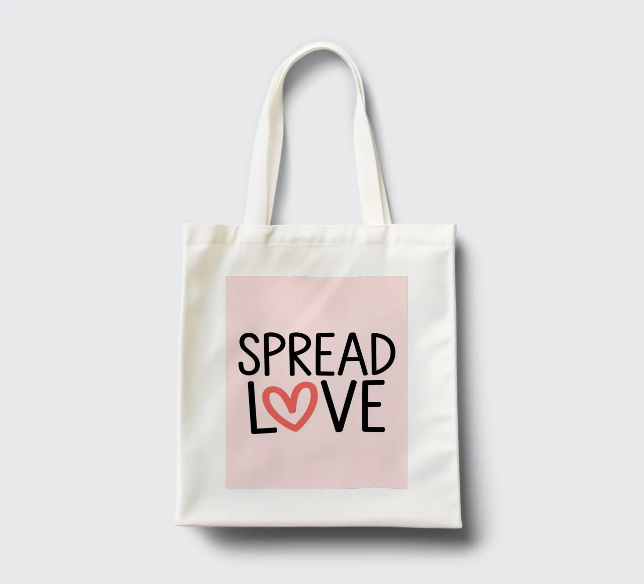 DIFFONDERE L'AMORE borsa in juta da logic