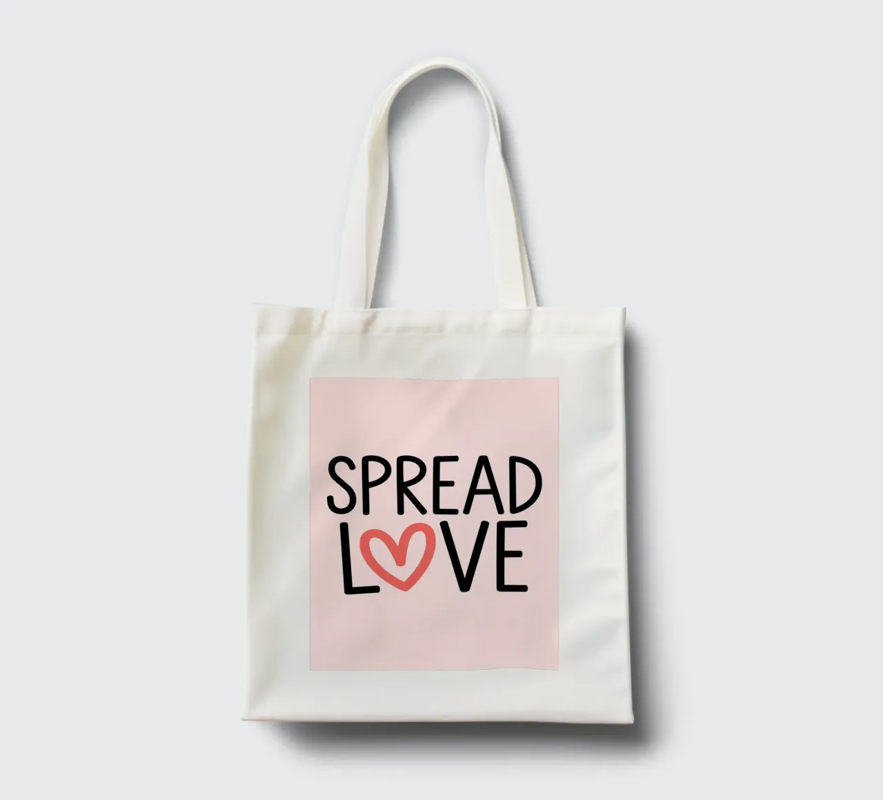 DIFFONDERE L'AMORE borsa in juta da logic