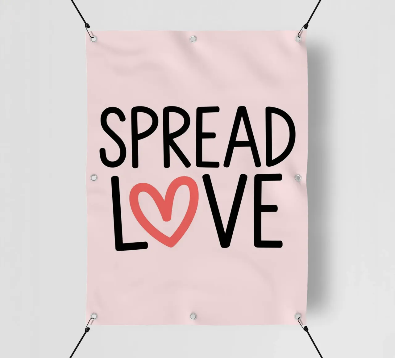 DIFFONDERE L'AMORE telo in pvc da logic