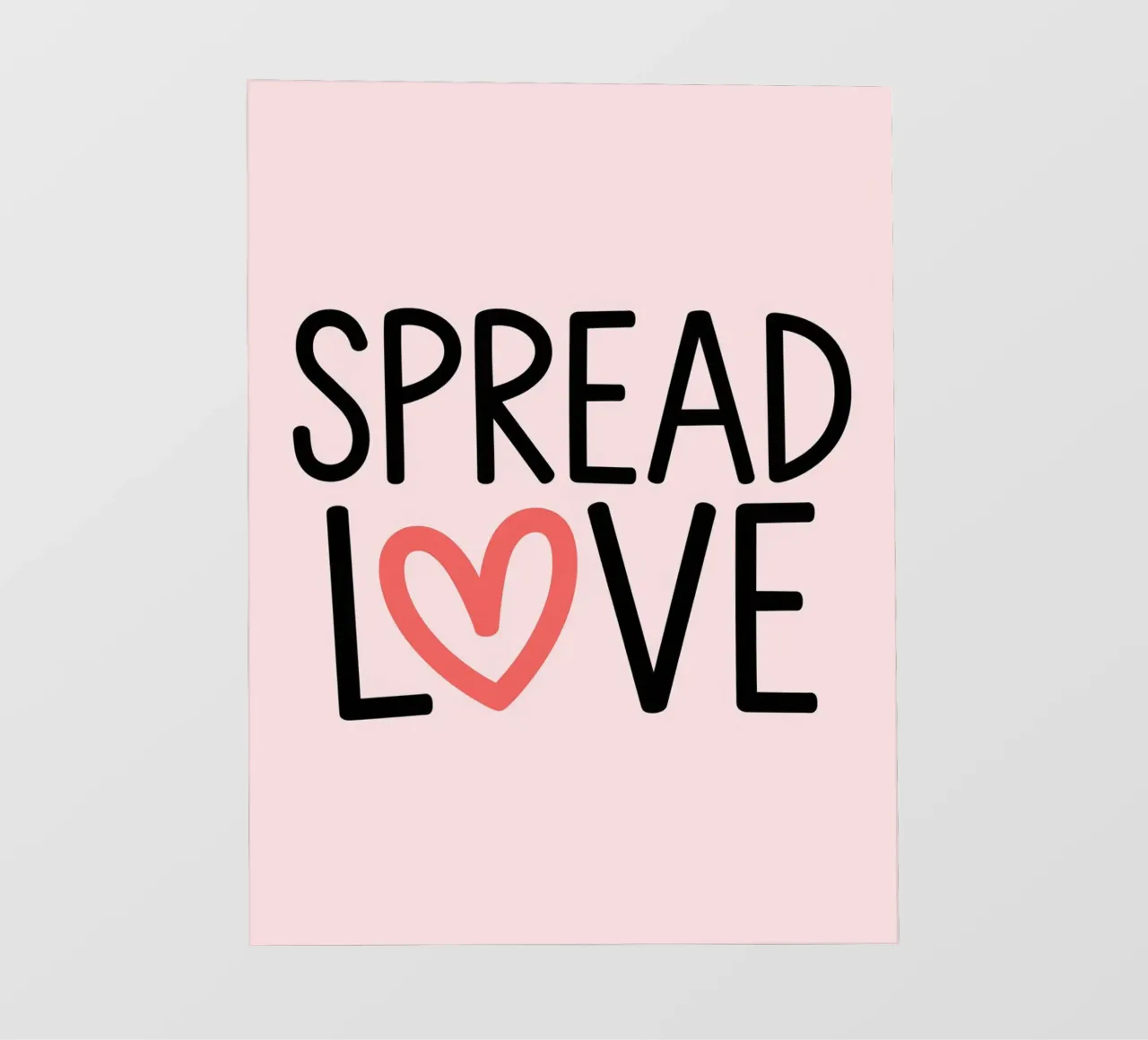 DIFFONDERE L'AMORE telo in pvc da logic