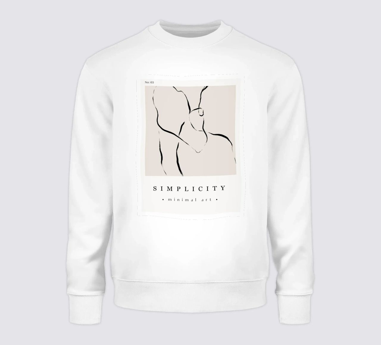 The New Simple No 57 Sweatshirt von treechild