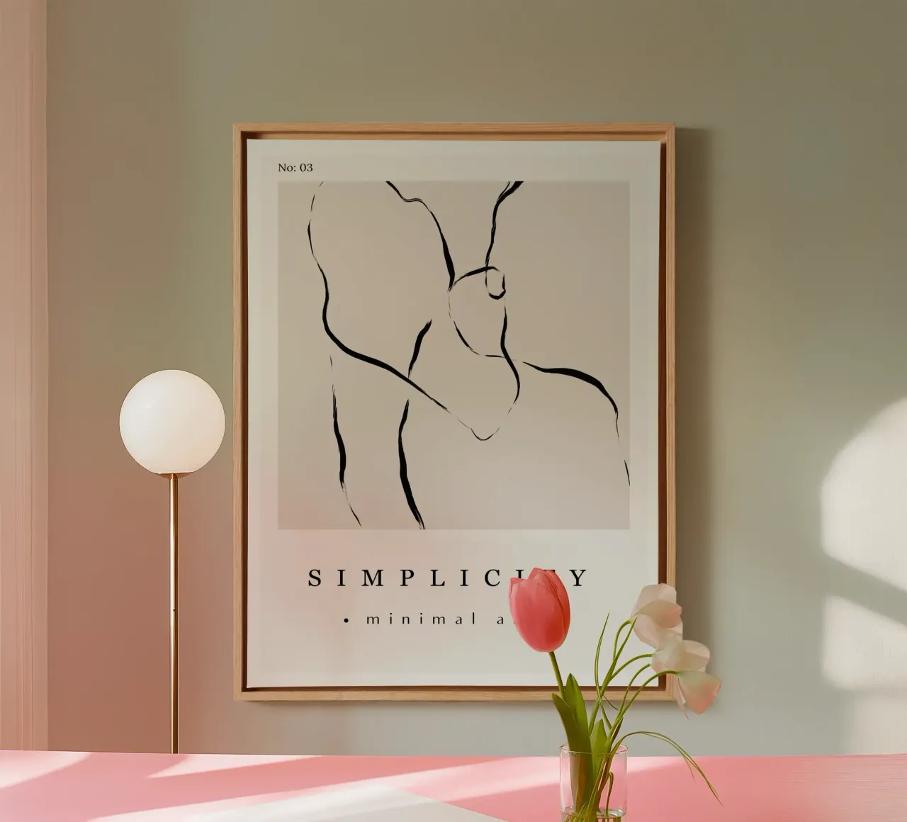 The New Simple No 57 Leinwand von treechild