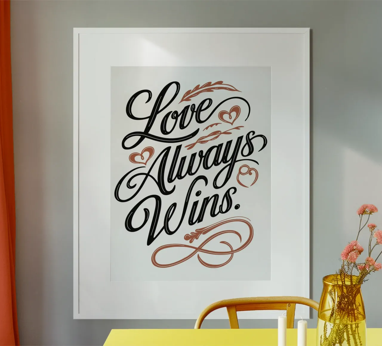L'amore vince sempre poster da logic