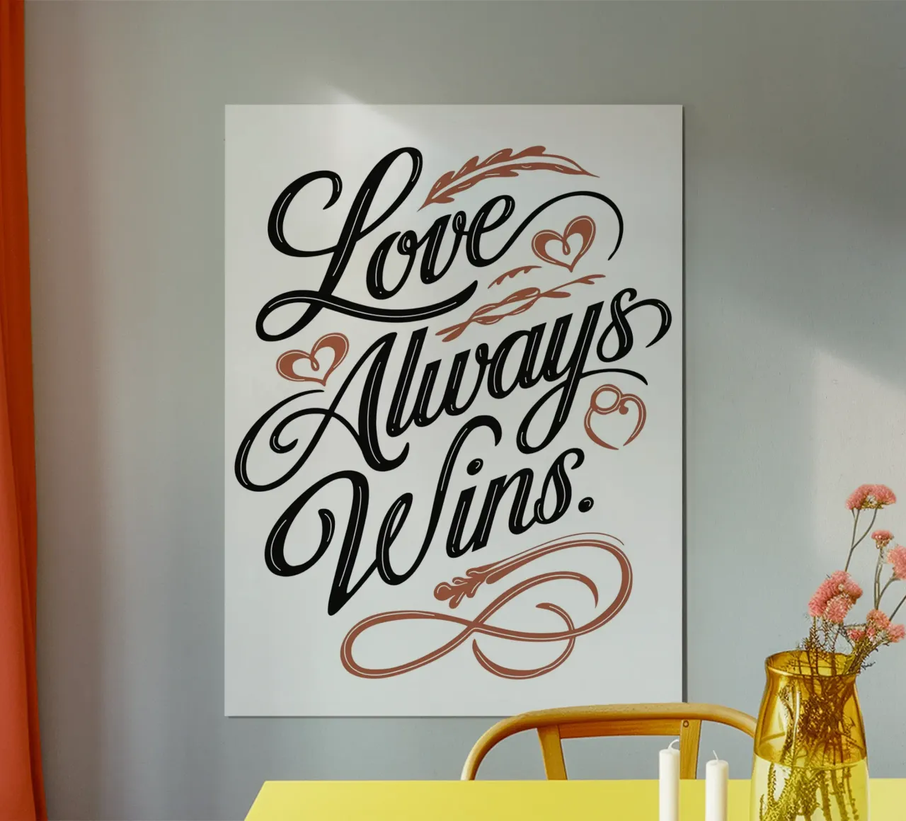 L'amore vince sempre poster da logic