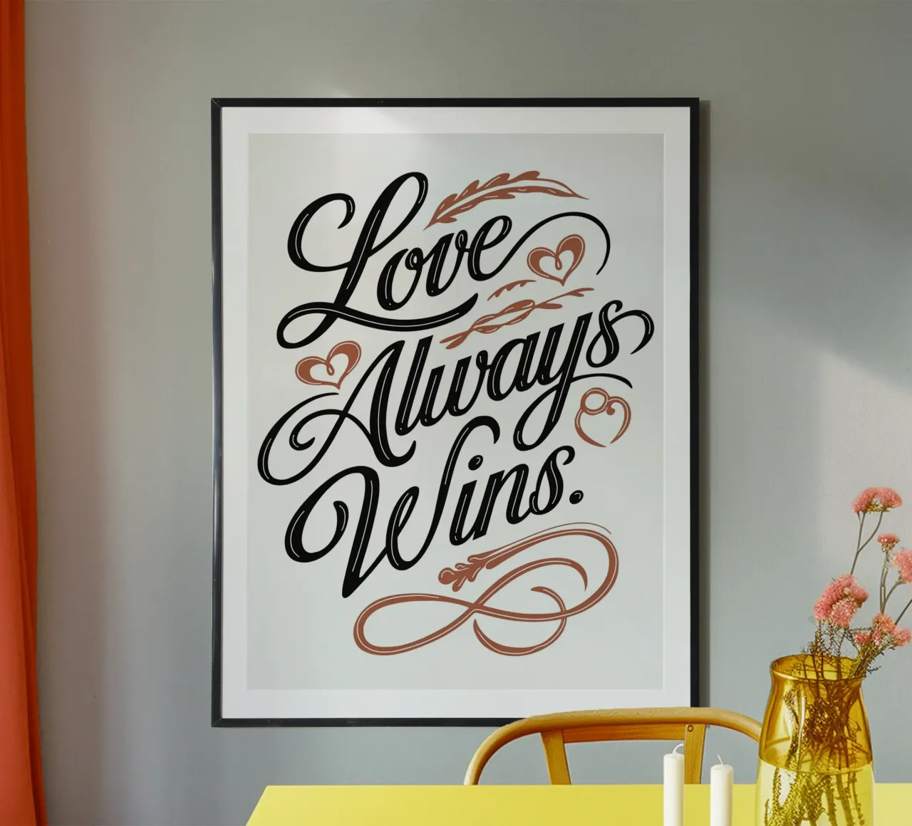 L'amore vince sempre poster da logic