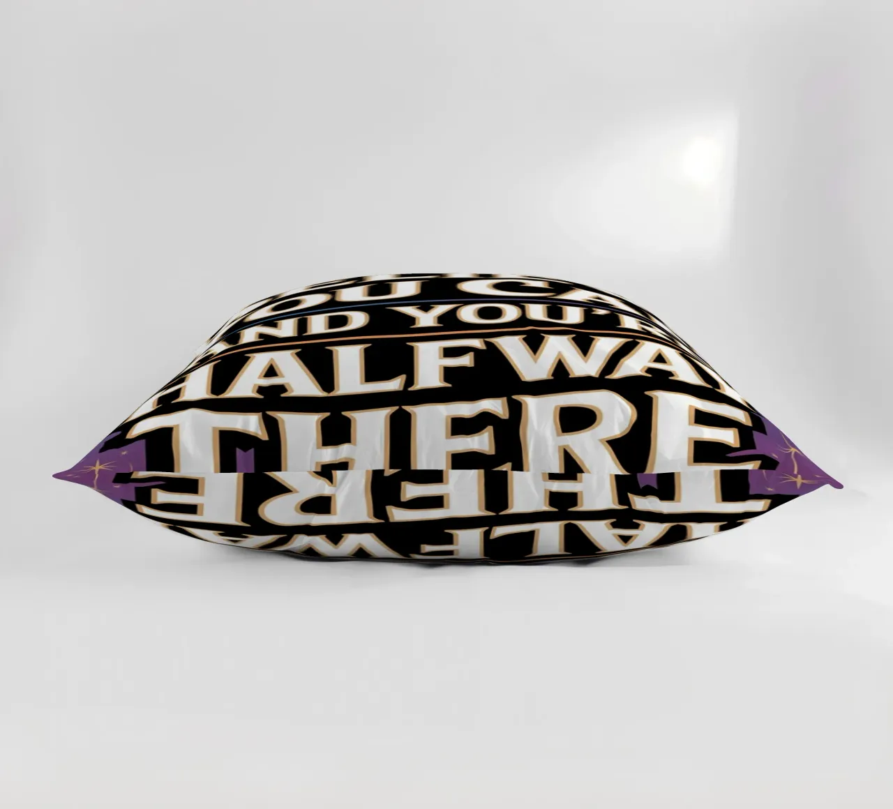 BELIEVE YOU CAN AND YOU'RE HALFWAY THERE decorative cushion by logic