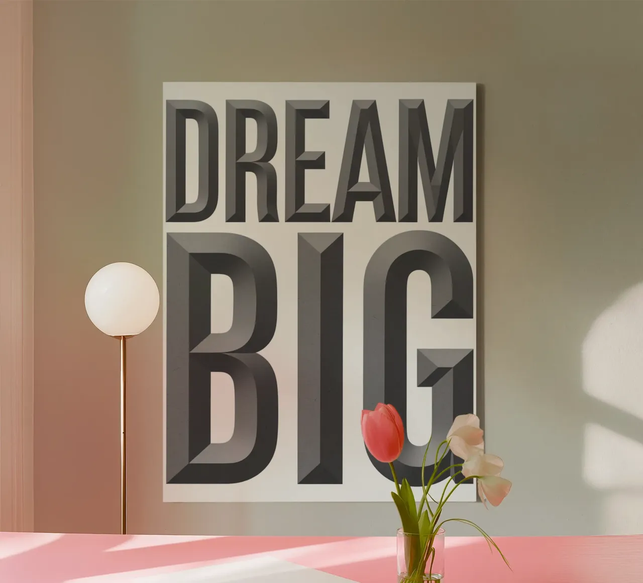 DREAM BIG canvas by logic
